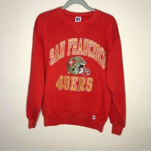 Vintage 90s San Francisco 49ers Russell Crewneck Sweatshirt